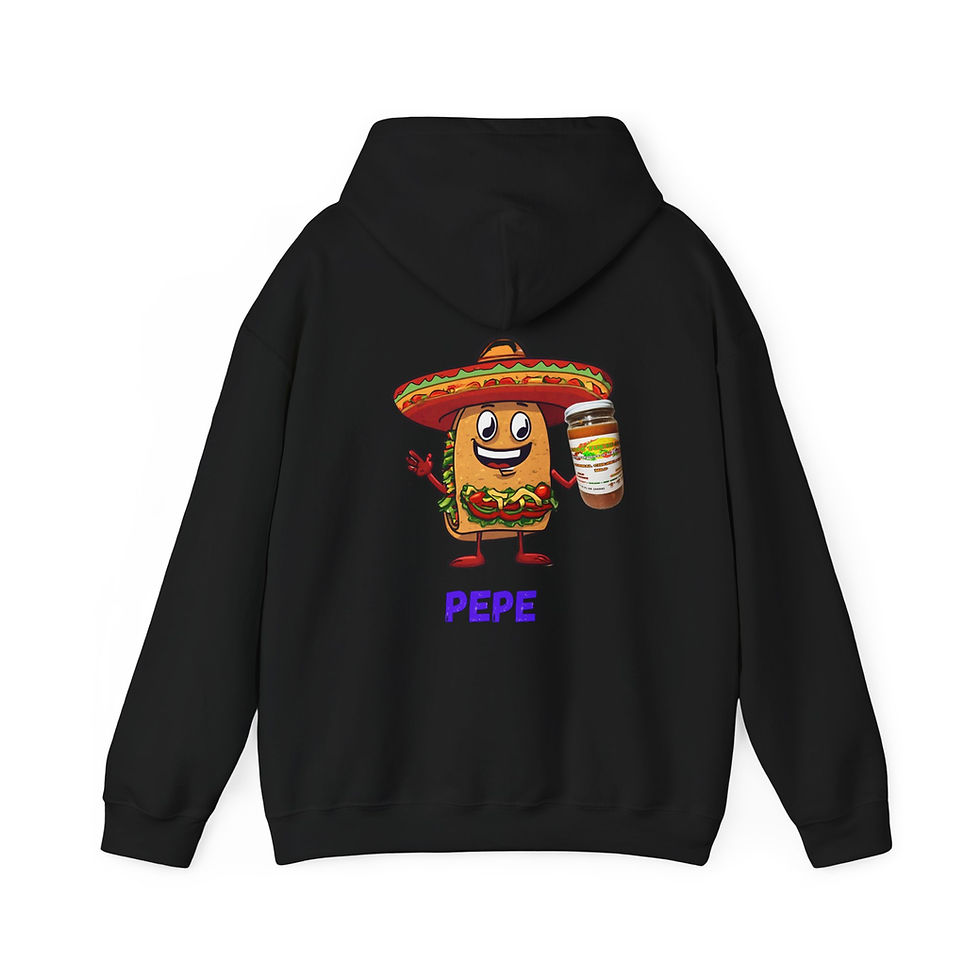 Thumbnail: Pepe Tuesdays™ - Back Image Only - Hooded Sweatshirt