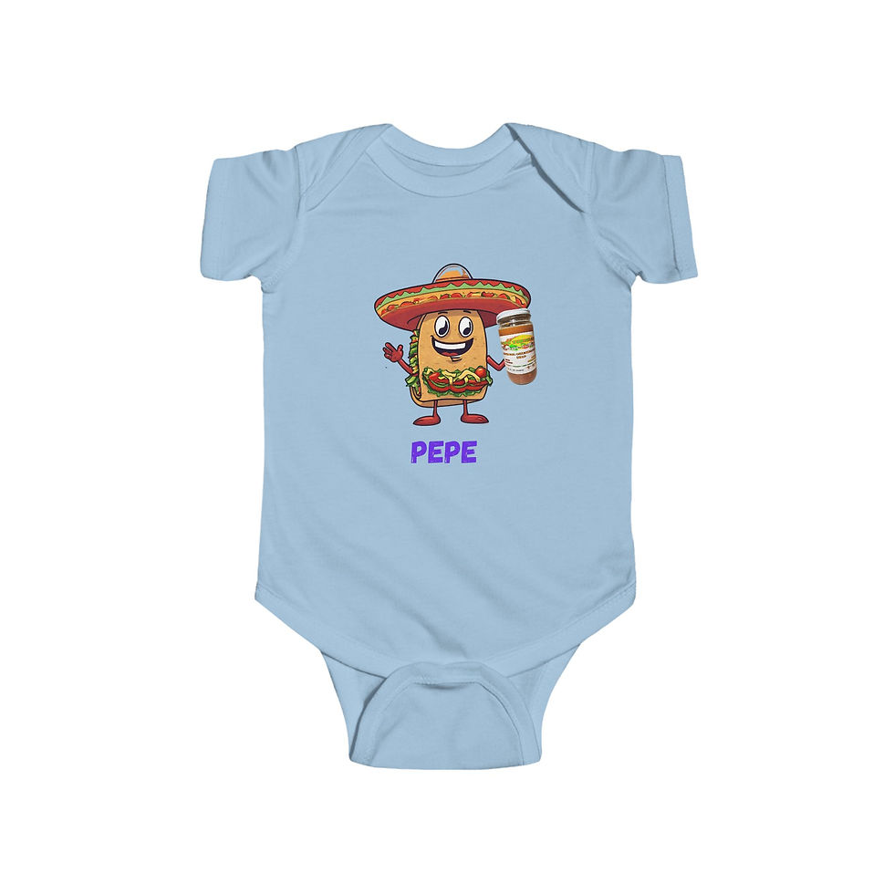 Thumbnail: Pepe Tuesdays™ - Infant Fine Jersey Bodysuit