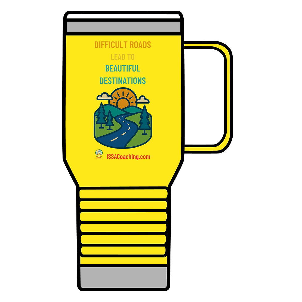 Thumbnail: Difficult roads lead to beautiful destinations - Travel Mug