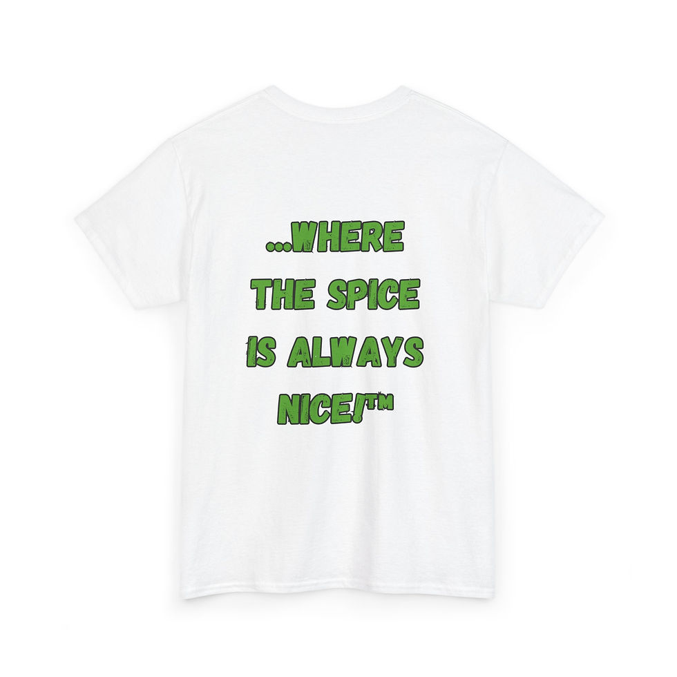 Thumbnail: Pepe - Where the Spice is Always Nice - Unisex Heavy Cotton Tee