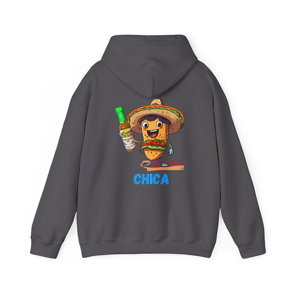 Thumbnail: Chica Tuesdays™ Back Image Only - Hooded Sweatshirt
