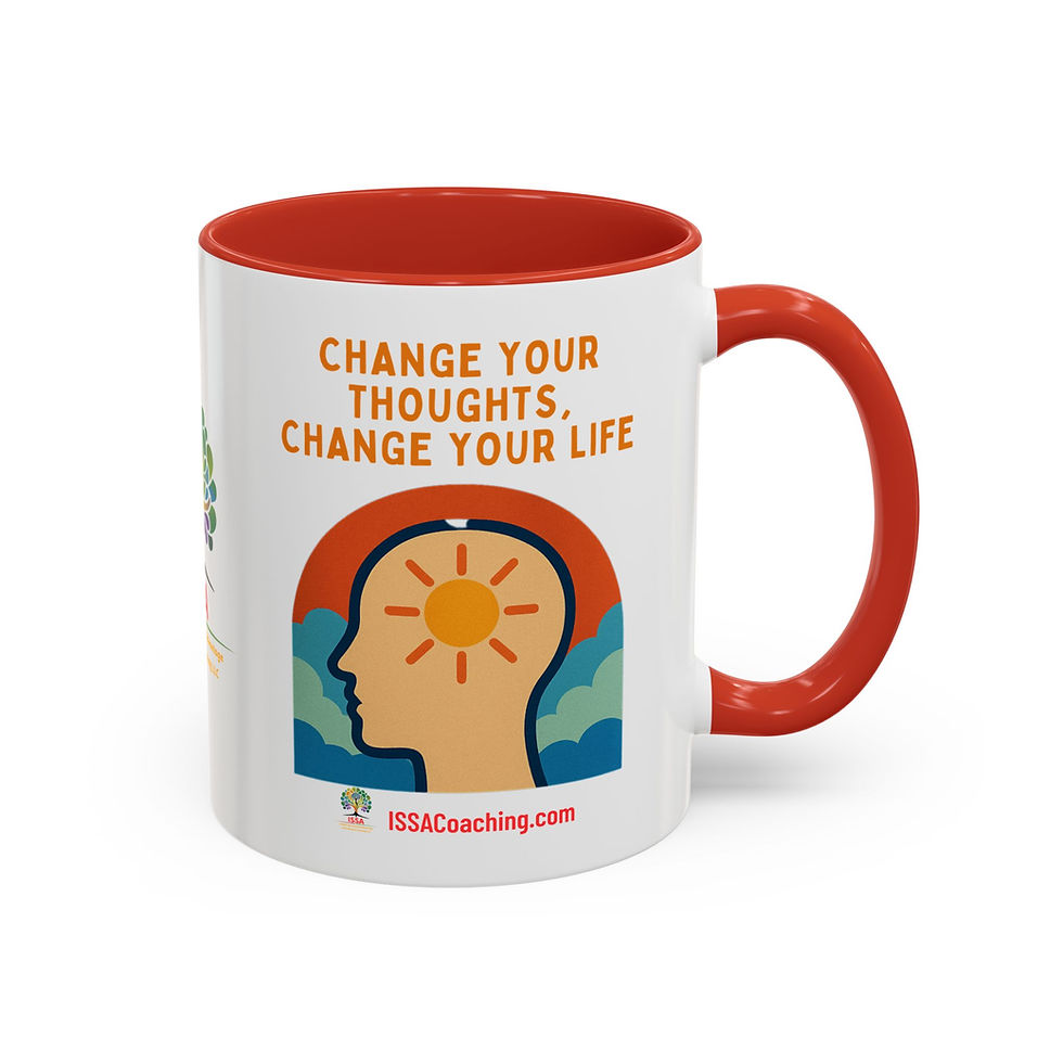 Thumbnail: Change your thoughts, change your life - Motivational Accent Coffee Mug