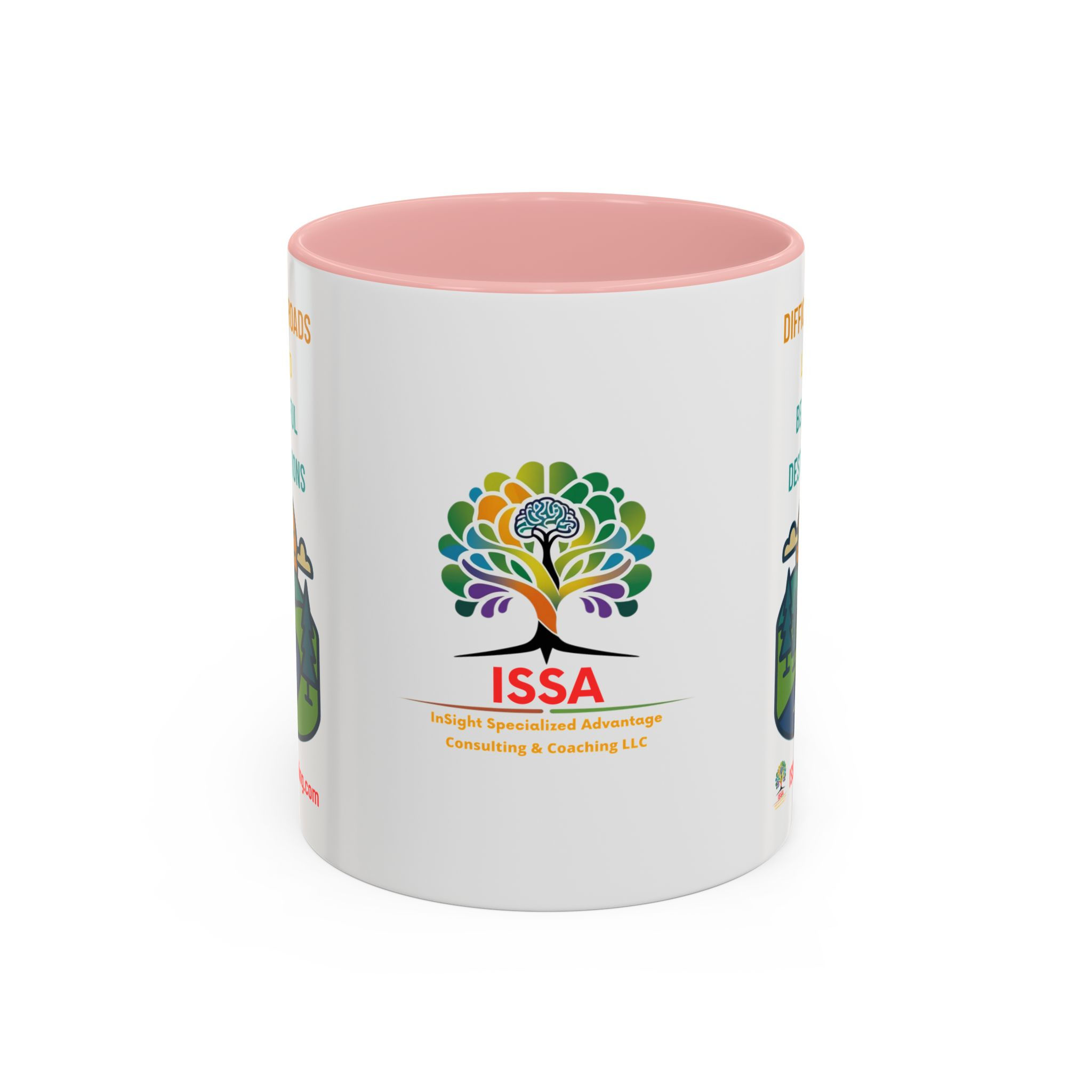 Difficult roads lead to beautiful destinations - Motivational Accent Coffee Mug