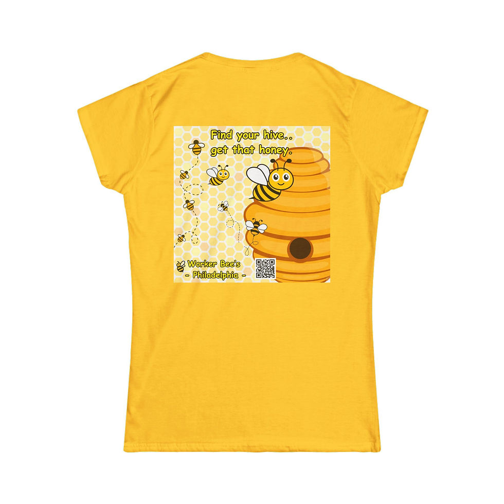 Thumbnail: Find your hive, get that honey QR v2 - Women's