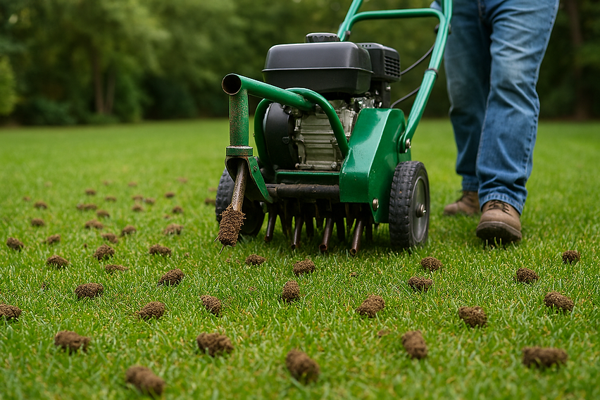 United Lawn Specialist | Full Lawn Service | Lawn Core Aeration