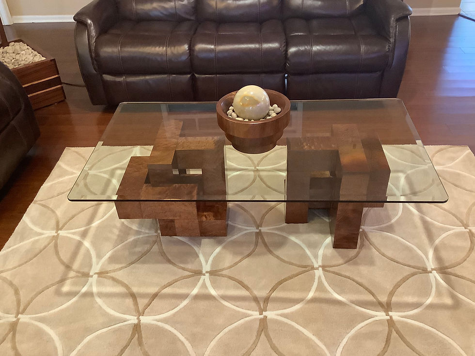 Thumbnail: Sapele Coffee Table (Not Lighted)