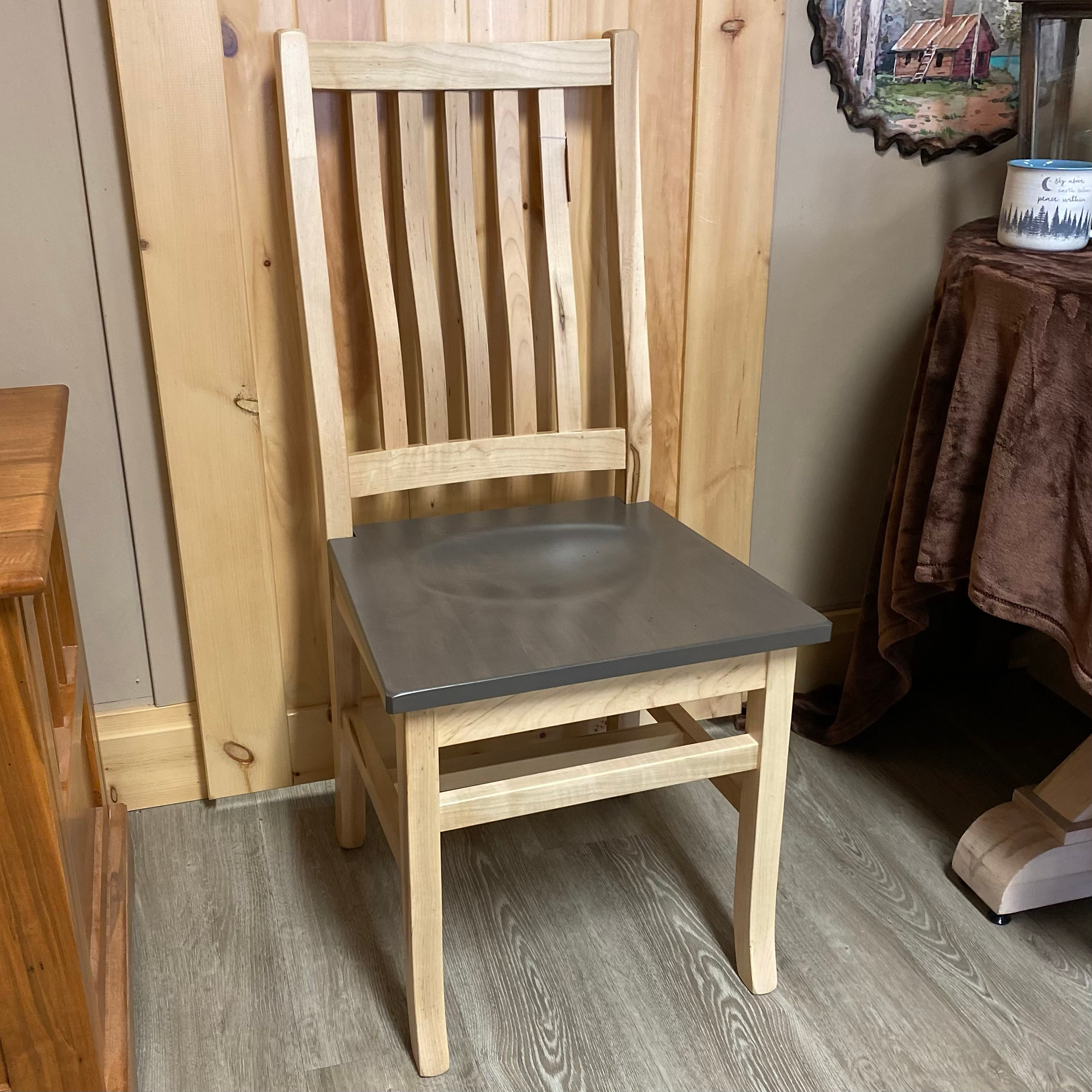 Mission Chair finished in two tone