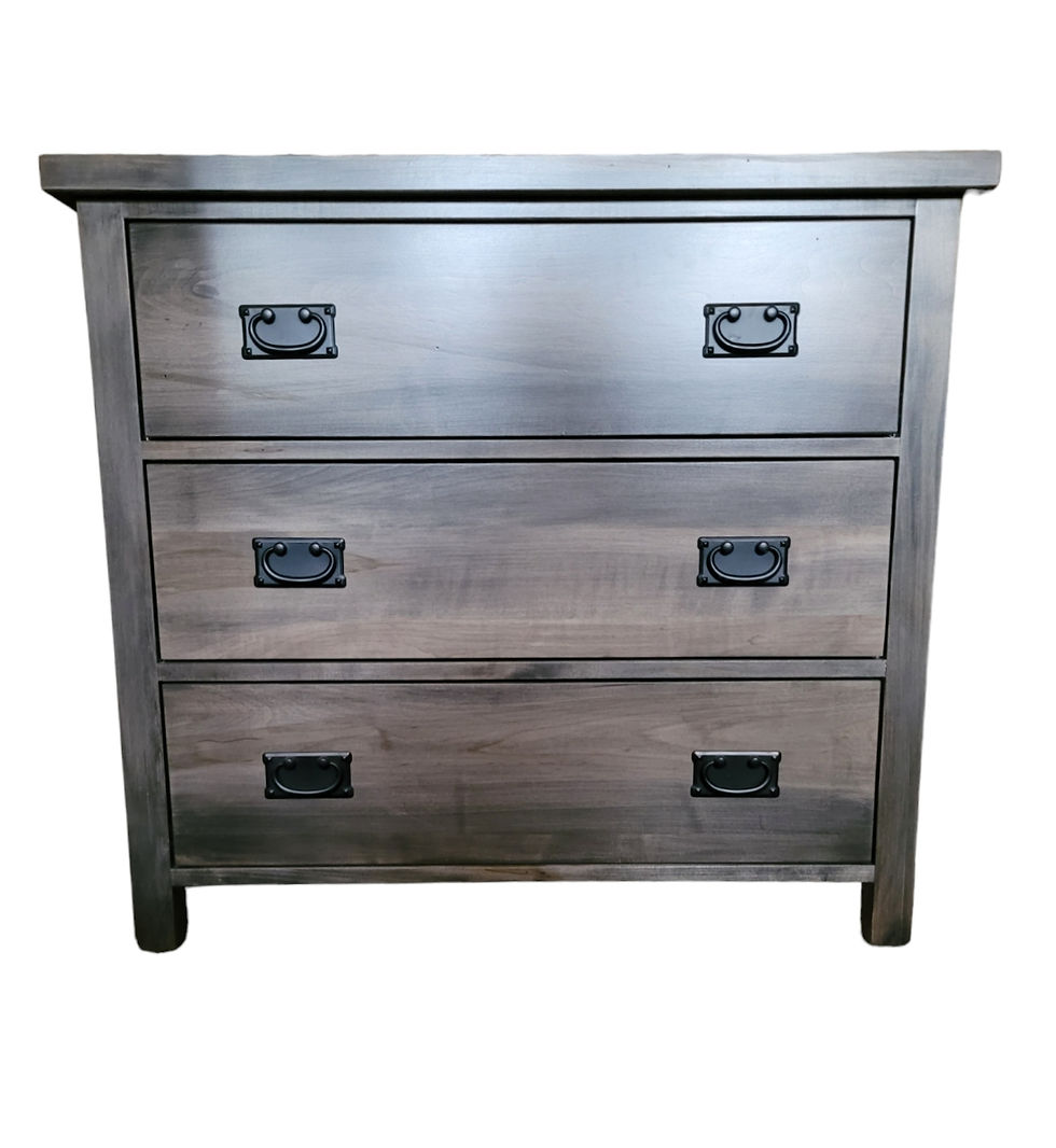 3 drawer tradtional dresser solid wood