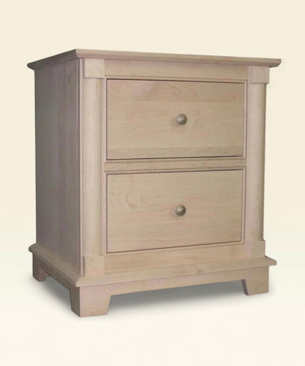 Elmira 2 Drawer Nightstand