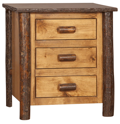 three drawer Hickory dresser