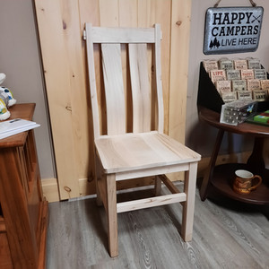 Slated Maple side chair
