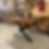 mennonite table with metal y base