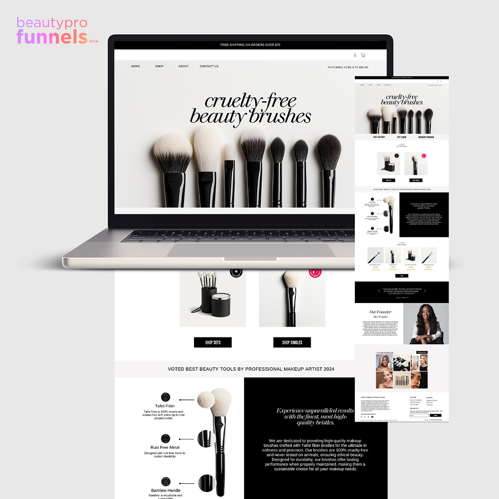 Thumbnail: Canva Landing Page Website