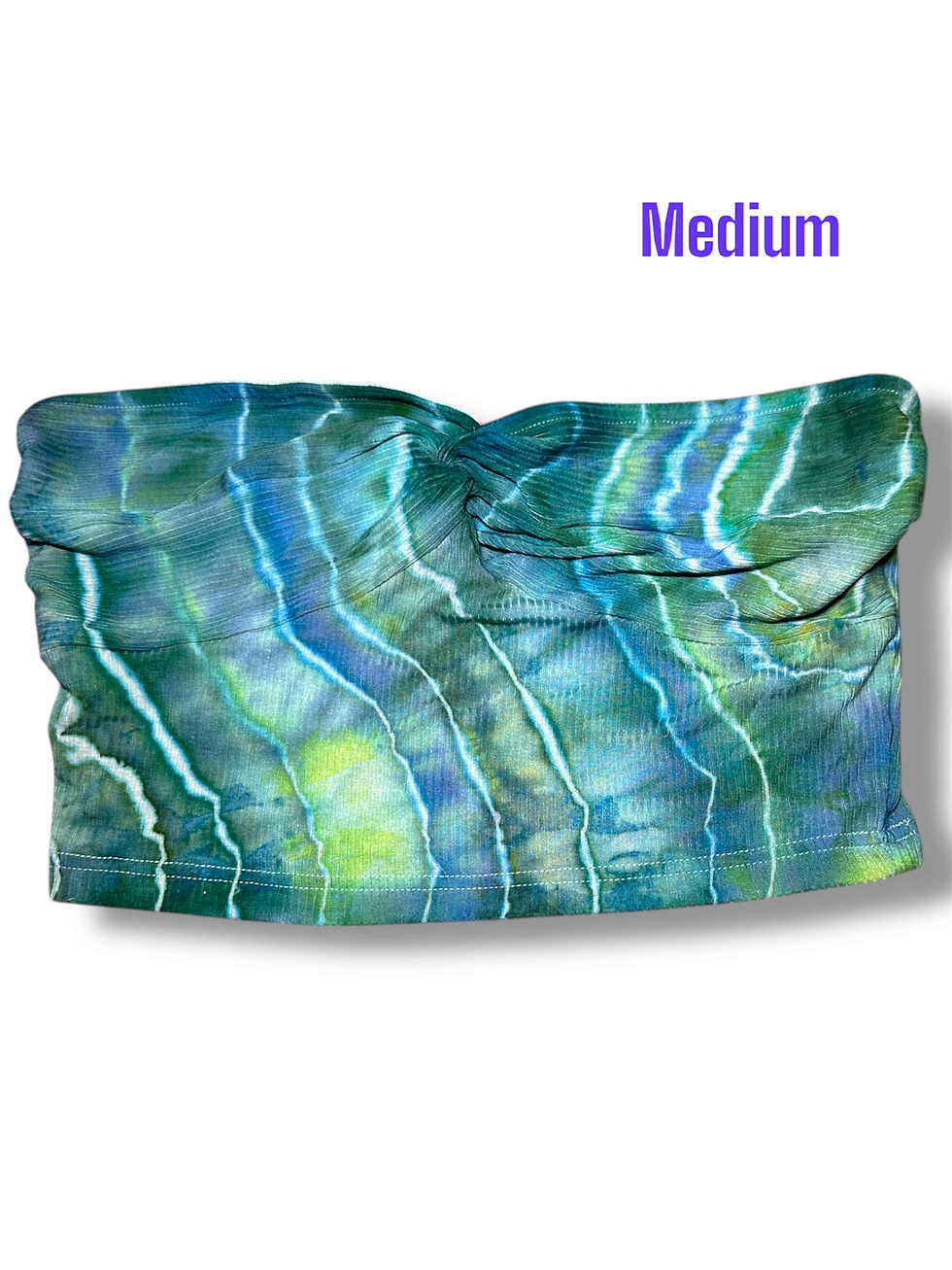 discounted unique tie dye  tube top blue dream