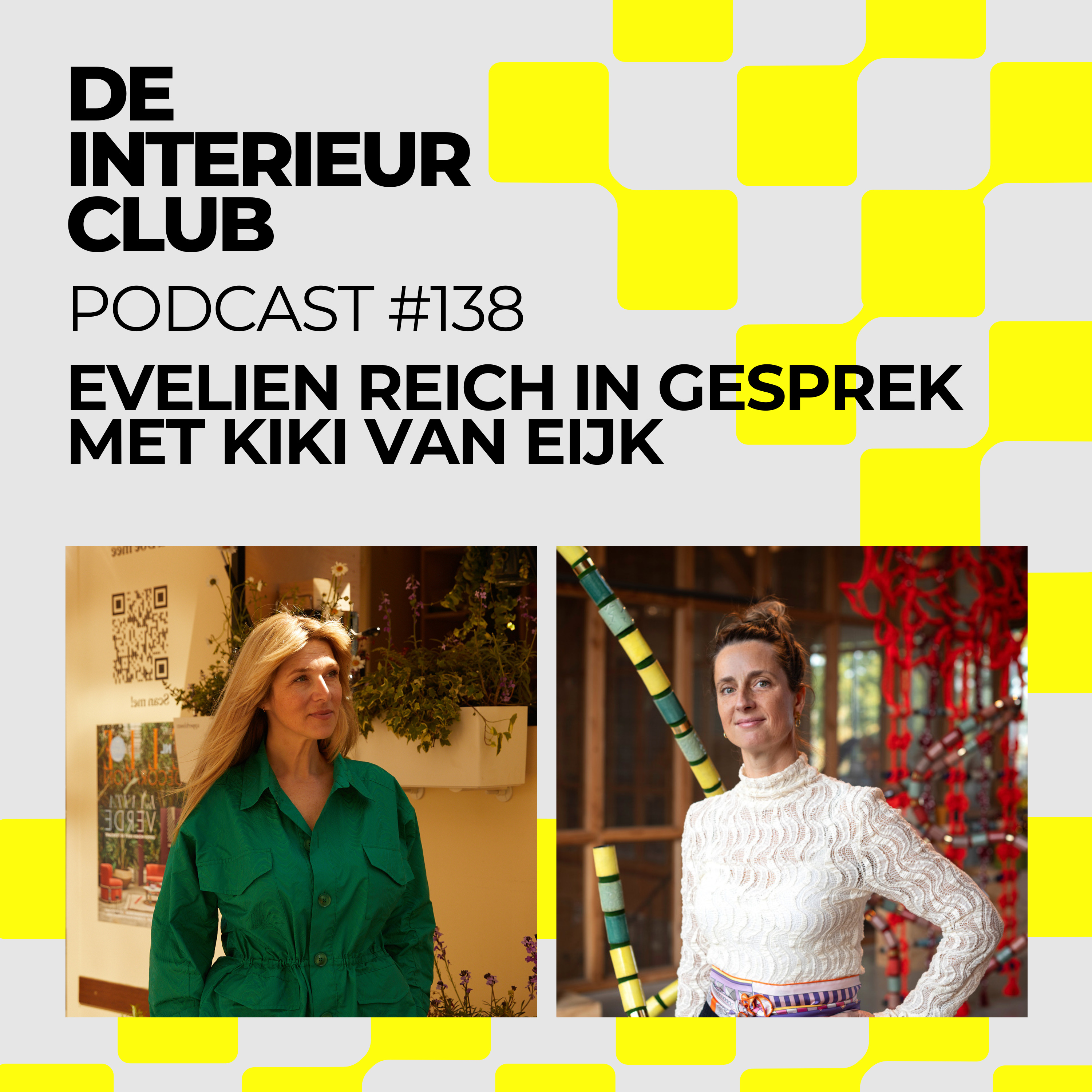 Cover van de aflevering Evelien Reich in gesprek met ontwerper Kiki van Eijk