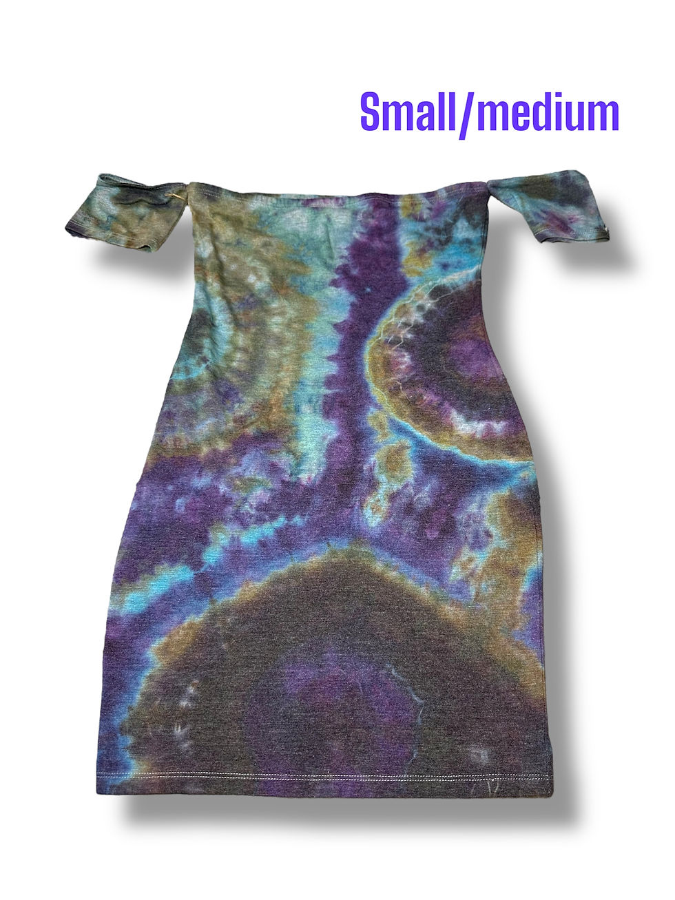 discounted unique tie dye dress small medium