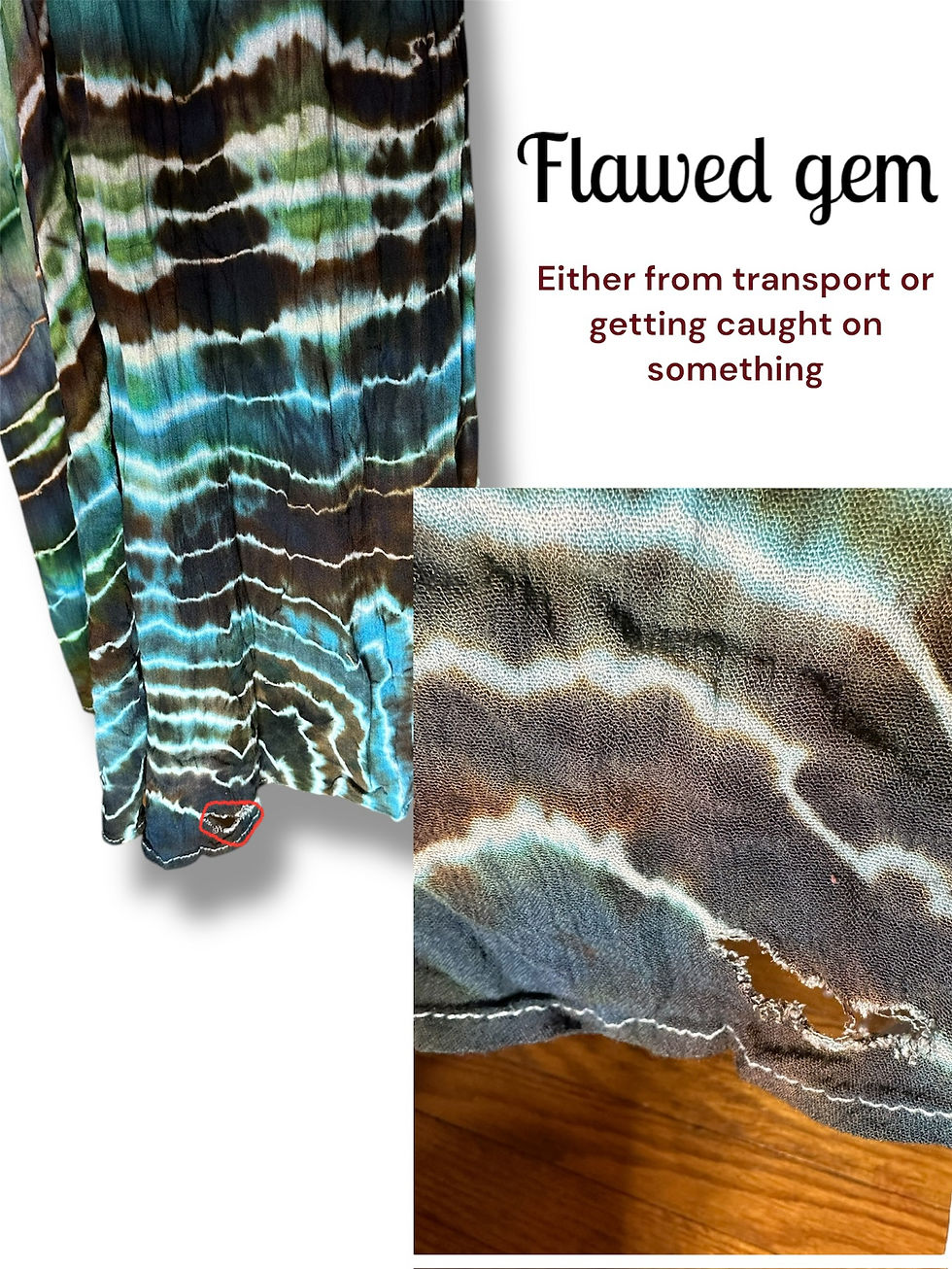 discounted unique tie dye  sea dress flaw