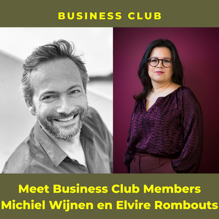 De Interieur Business Club 2024 is vol! Meet members interieurarchitect Michiel Wijnen en interieurontwerper Elvire Rombouts 