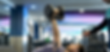 Gym member lifting weights