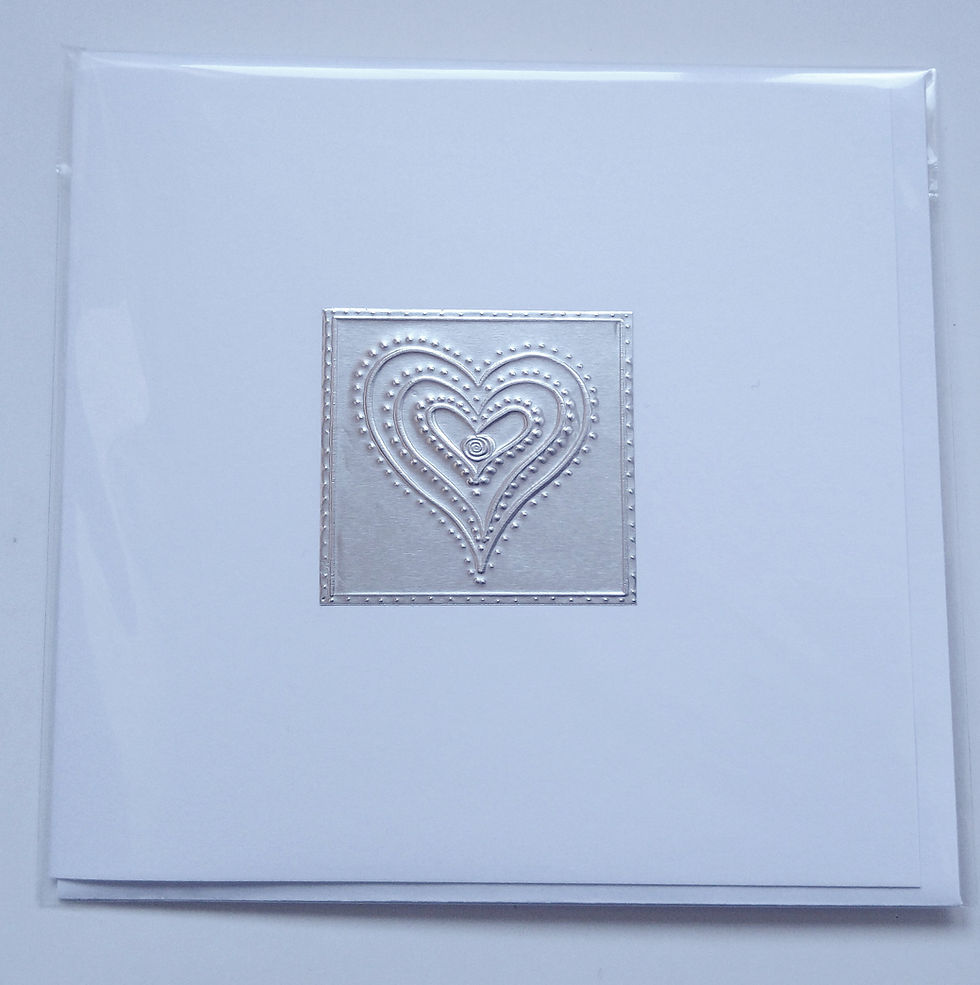 Thumbnail: 3 Hearts Greeting Card