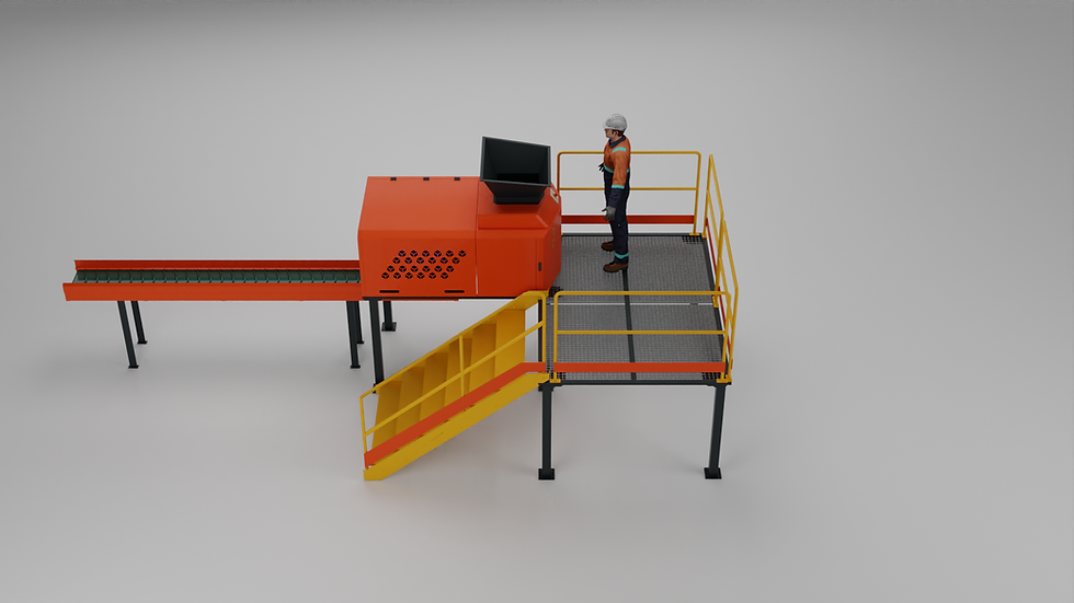 Miniatura: Briquetadeira de carvão - CARBON CHIP