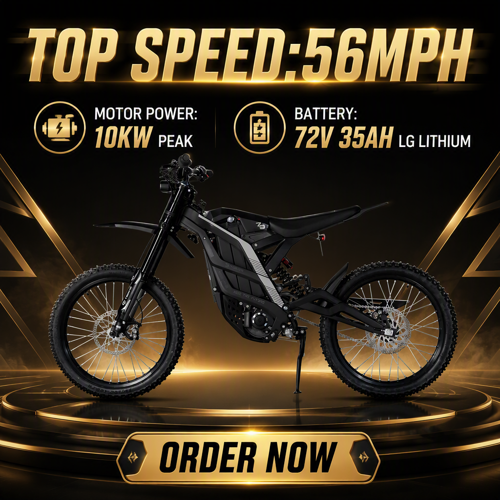 US warehouse in stock 2026 New 79BIKE Falcon Pro 72V 35Ah Electric Dirt Bike Pow