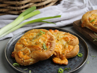 Glutenfreie Flammkuchen-Brezeln