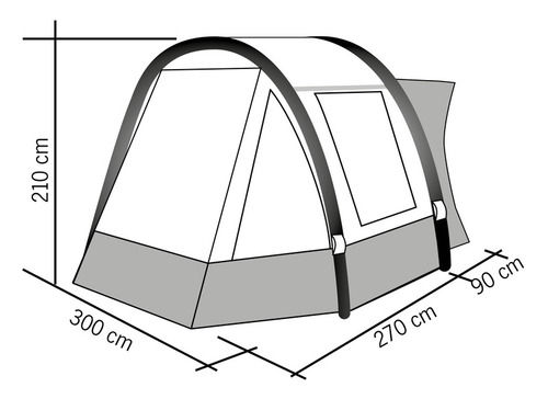 Thumbnail: Inflatable bus awning TOUR EASY AIR