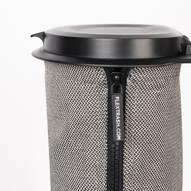Thumbnail: Flextrash trash can, 9 litres, grey