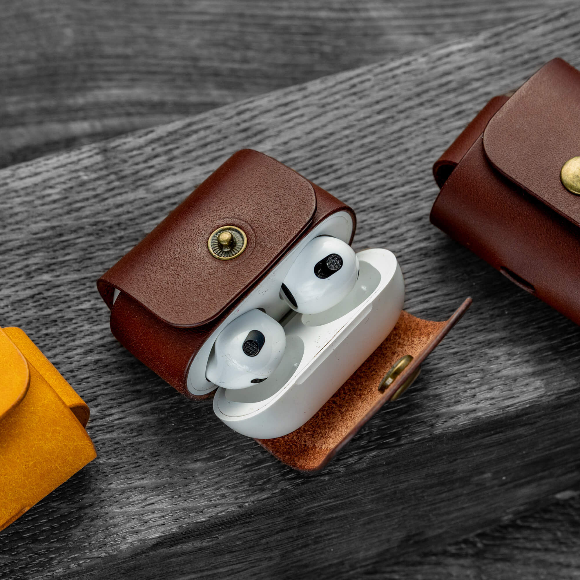 IN STOCK Leather AirPods case