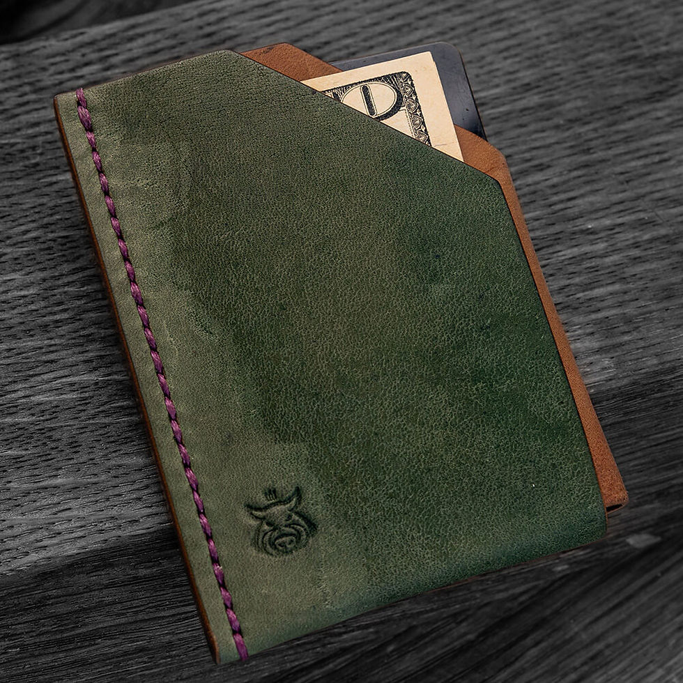 Thumbnail: Card holder "Shroud V2" SHELL CORDOVAN