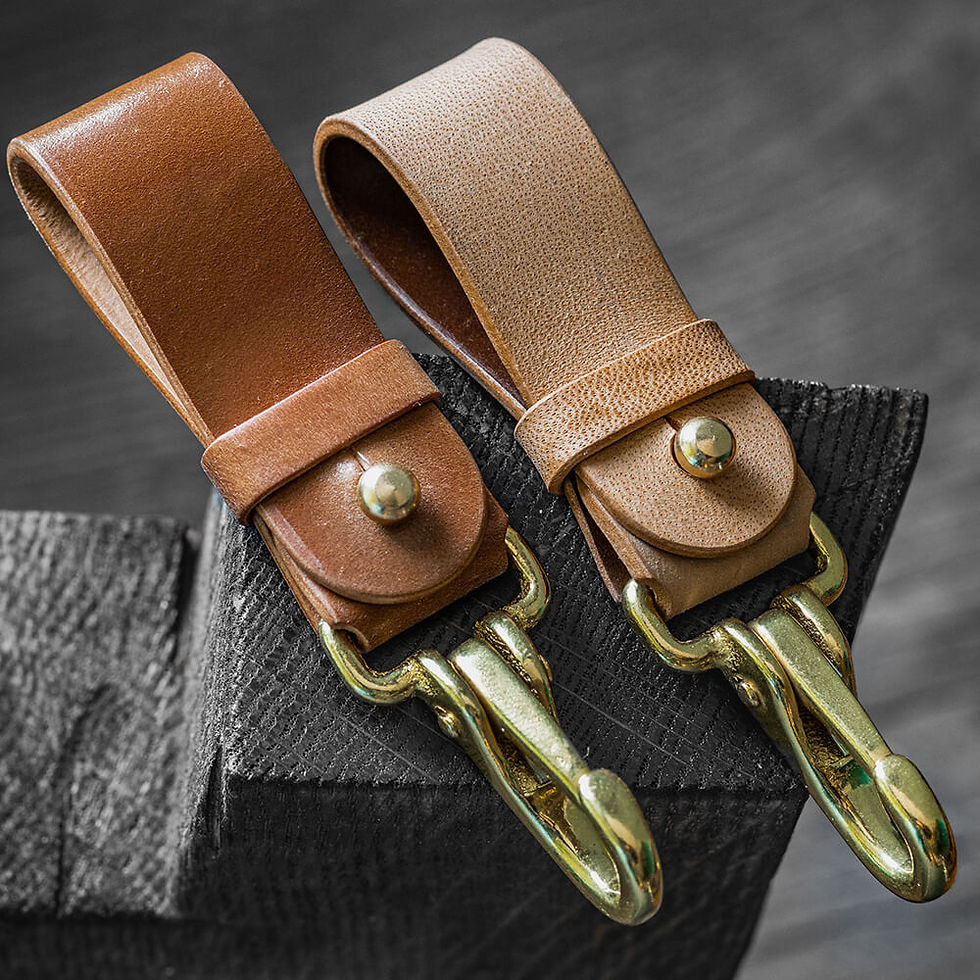 Thumbnail: Belt loop for keys SHELL CORDOVAN