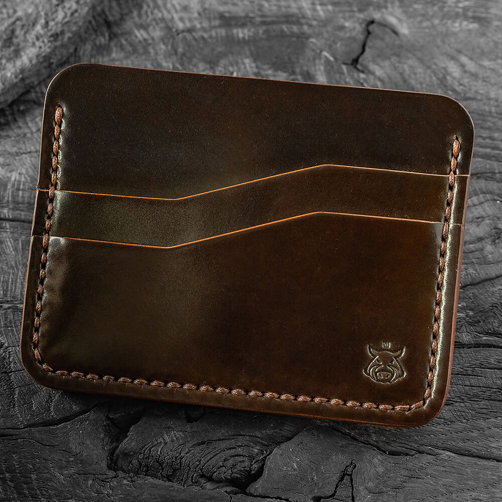 Thumbnail: Card holder "Rift V2" SHELL CORDOVAN