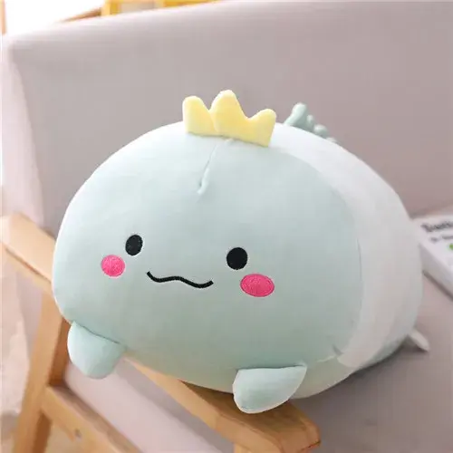 Thumbnail: 9 Styles Animal Sweet Dinosaur Pig Cat Bear Plush Toy Soft Cartoon Panda Hamste