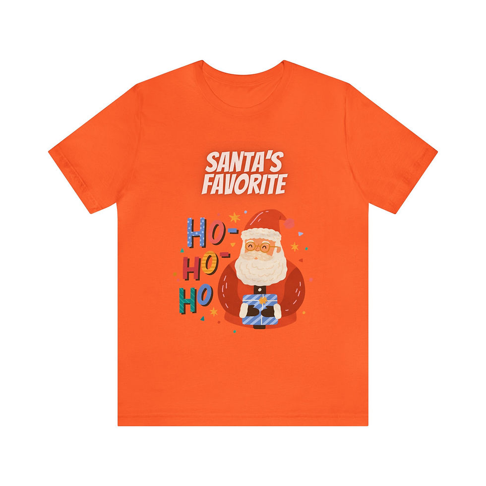 Thumbnail: Santa's Favorite Ho-Ho-Ho, Christmas shirt, Cute holiday graphic tees, Cute Chri