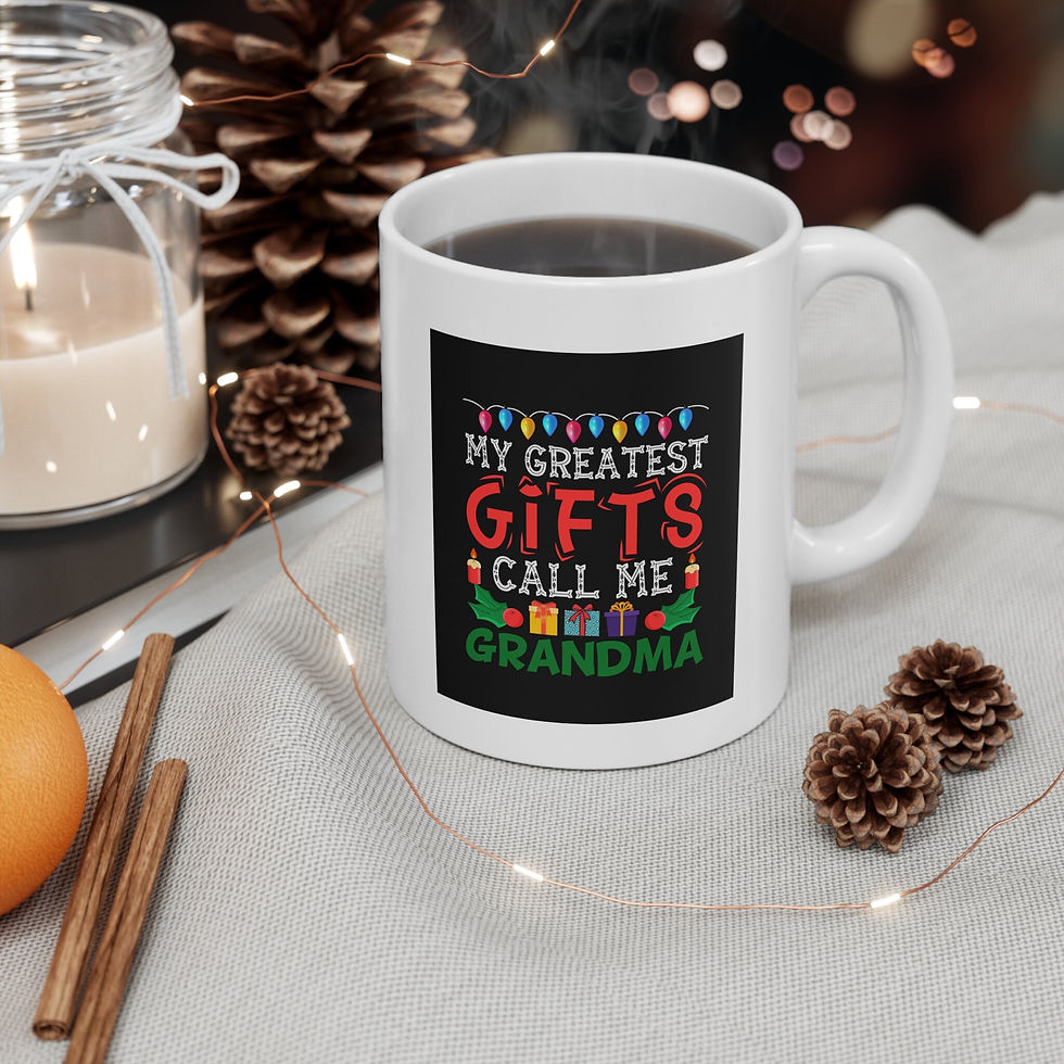 Thumbnail: My Greatest Gifts Call Me Grandma - Ceramic Mug 11oz, Christmas Gift for Grandma