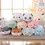Thumbnail: 9 Styles Animal Sweet Dinosaur Pig Cat Bear Plush Toy Soft Cartoon Panda Hamste