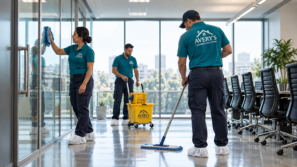 Cleaning crew in white shoe covers.png