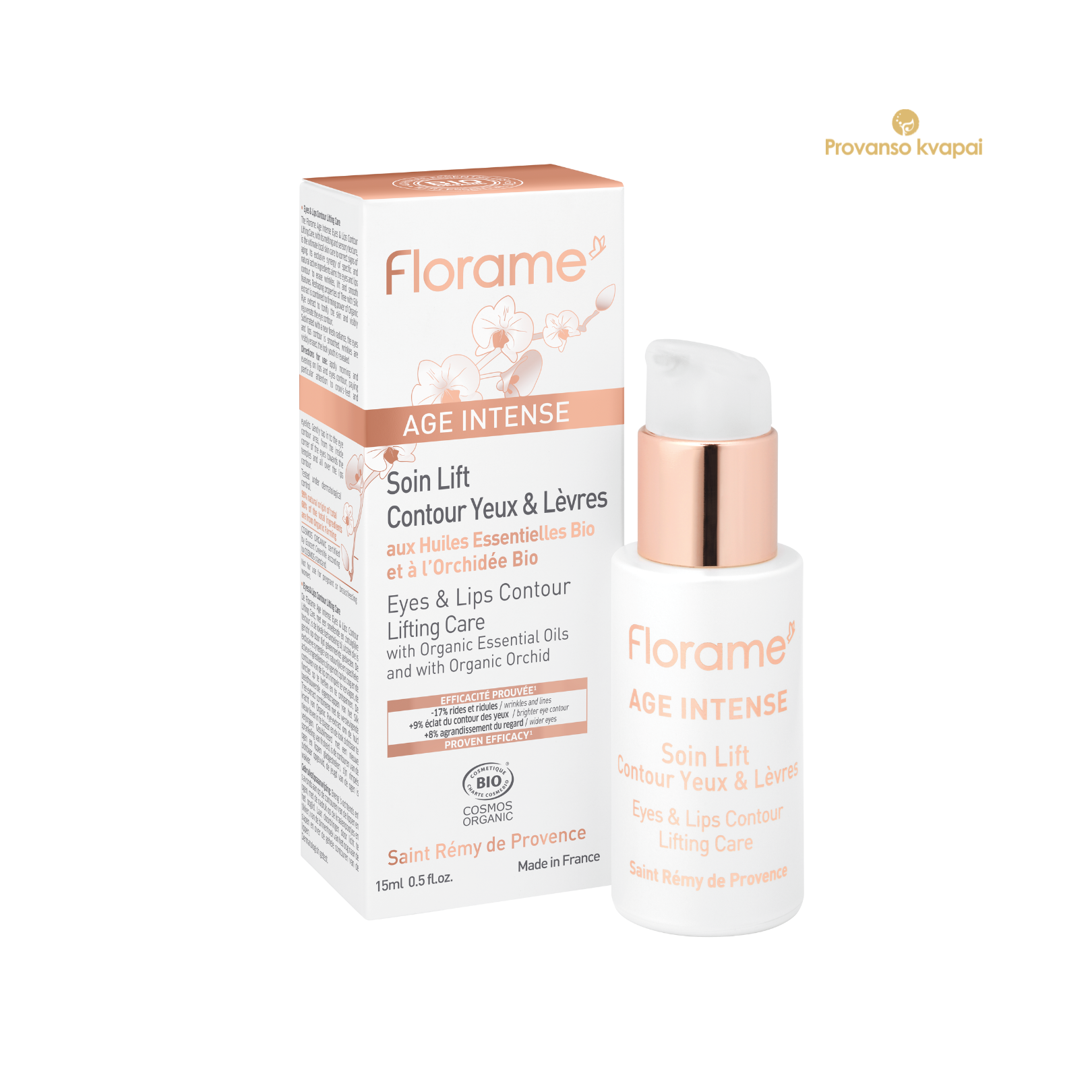 Age Intense akių ir lūpų kontūro stangrinimo priemonė, 15ml.