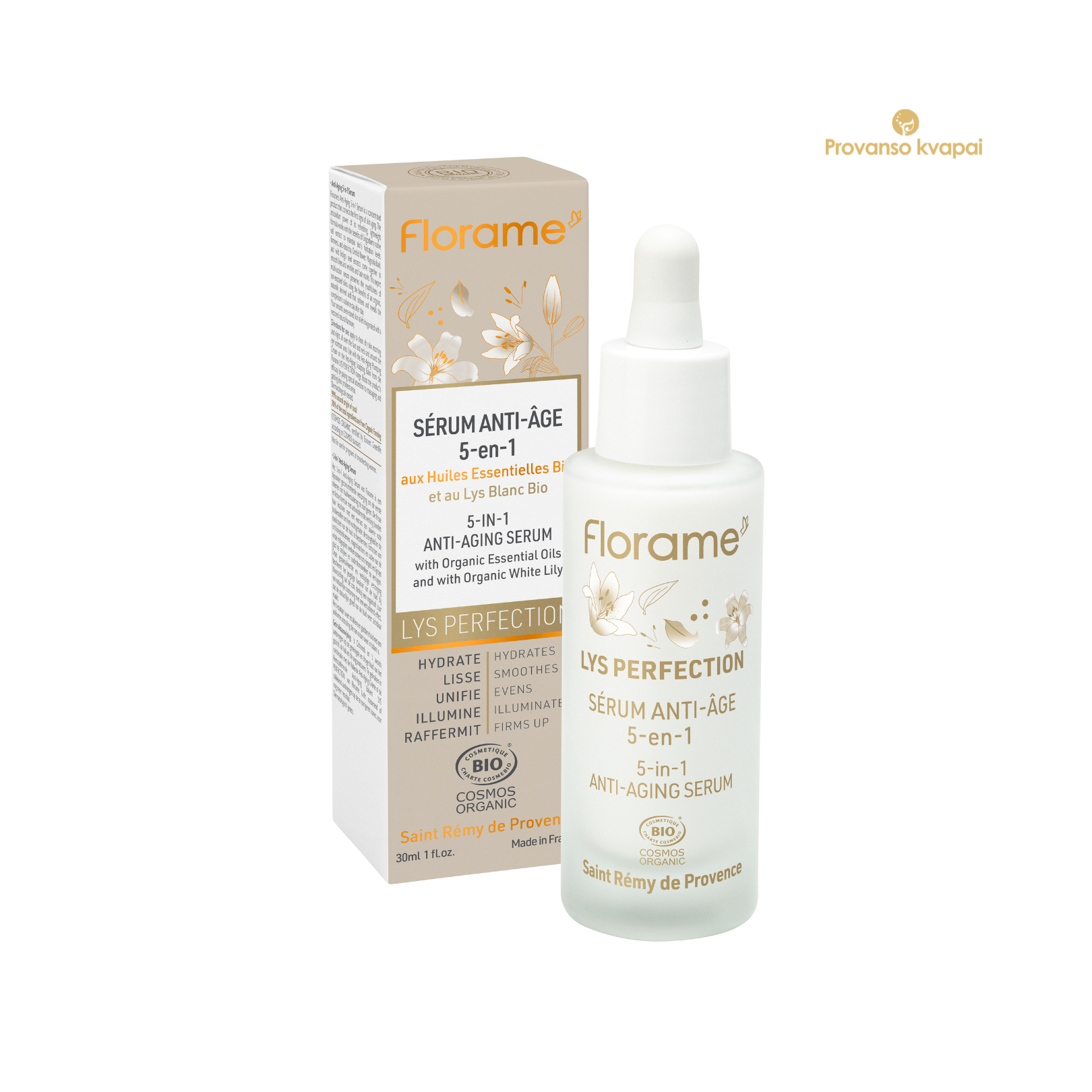 Lys perfection 5-en-1 serumas nuo senėjimo, 30 ml