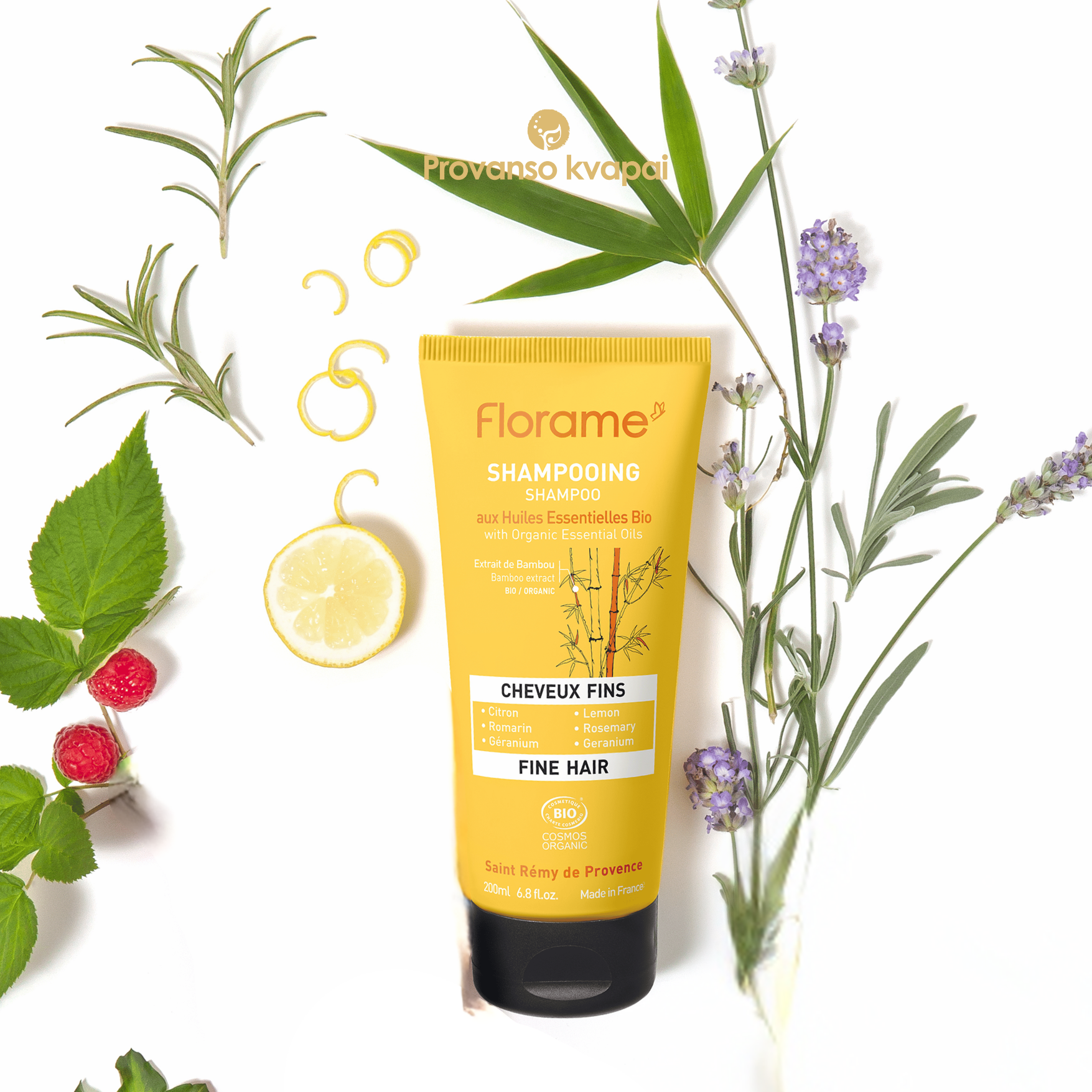 Šampūnas ploniems plaukams, 200 ml.