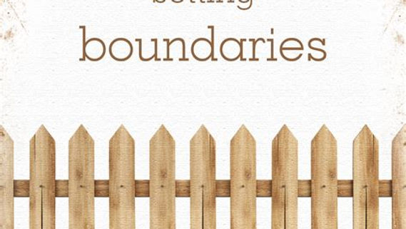 How to set healthy boundaries