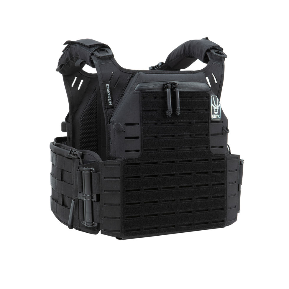 Gilet porte plaque noir 669