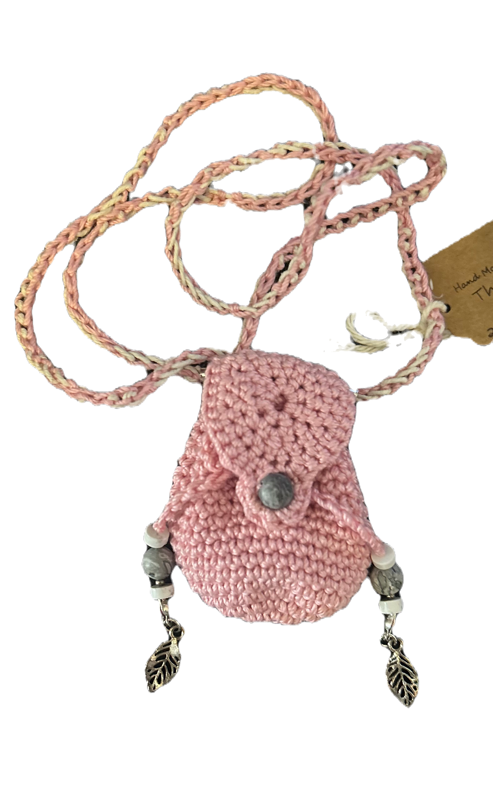 Pink Rucksack Pouch Pendant