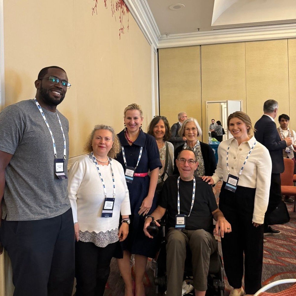 Akeem Gardner with members of Brain Storm Cell Therapeutics Advocacy Team | Canurta Therapeutics