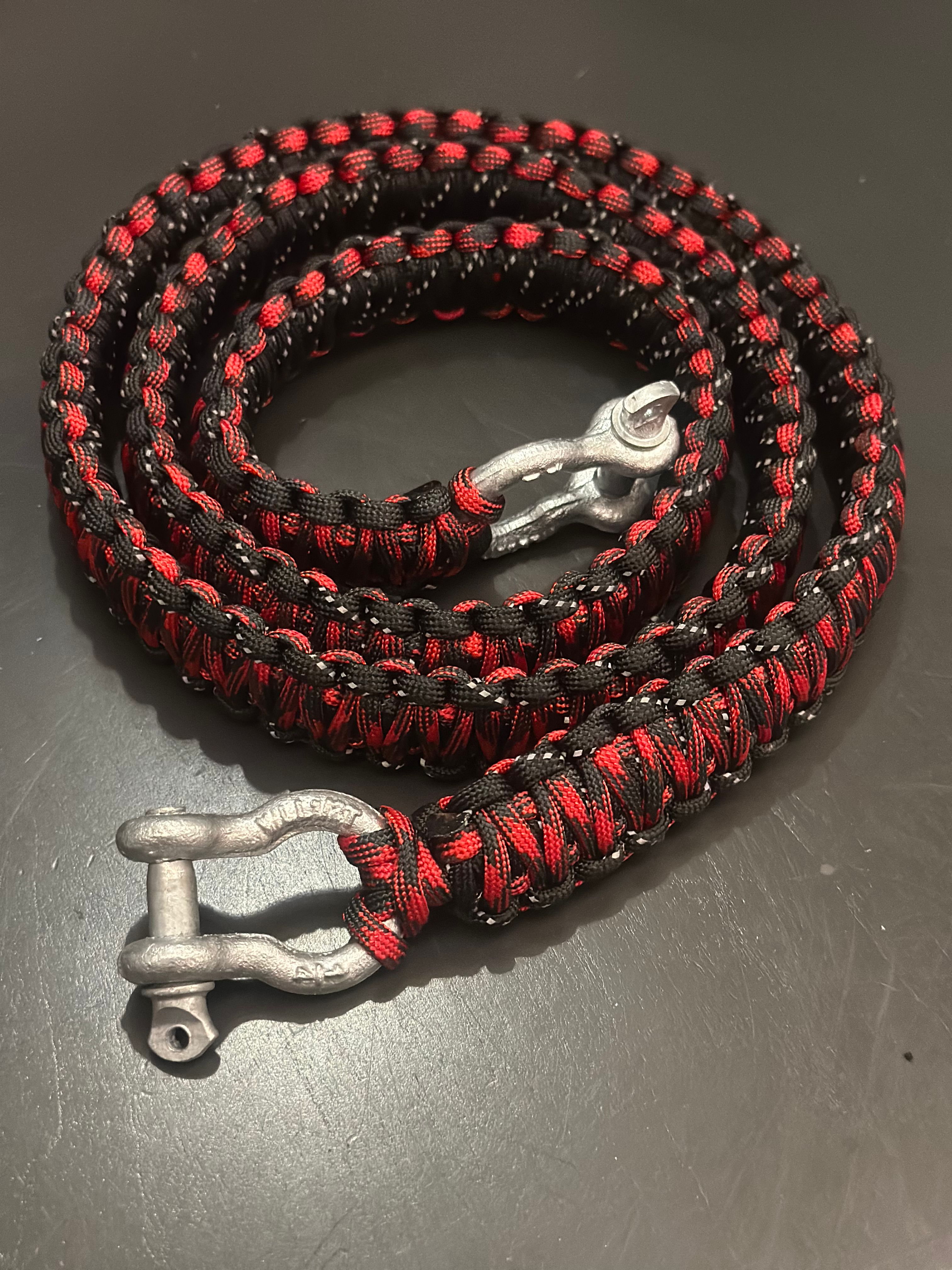 Black with Red/Black