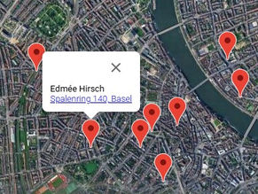 Memory Walk zu Stolpersteinen in Zürich am 12.04.2026