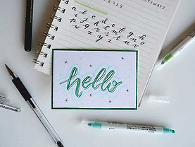 Handlettering 2. Runde, für Fortgeschrittene und Anfänger
