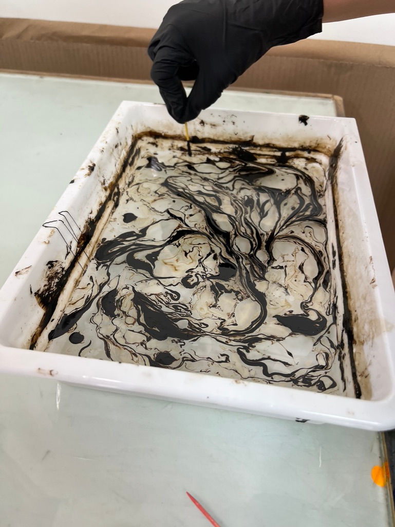 Thumbnail: Special Effects: Marbled Etching Technique