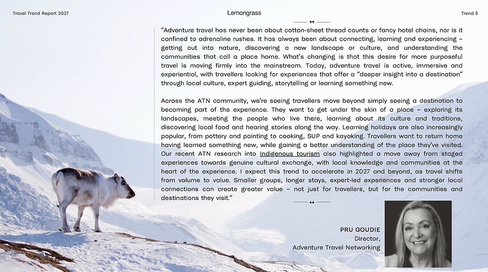 Lemongrass Marketing’s 2027 Travel Trend Report